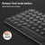 2.4G Wireless Silent Gaming Keyboard And Mouse Round keycap Keyboard Gaming Mouse For Macbook PC Gamer Computer Laptop Keyboard